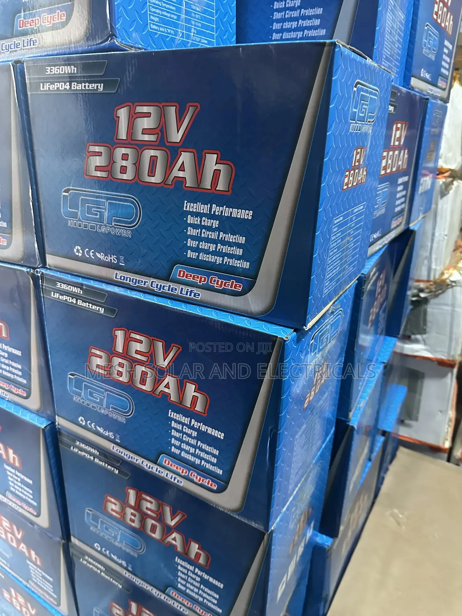 12v 280ah Deep Cycle Battery