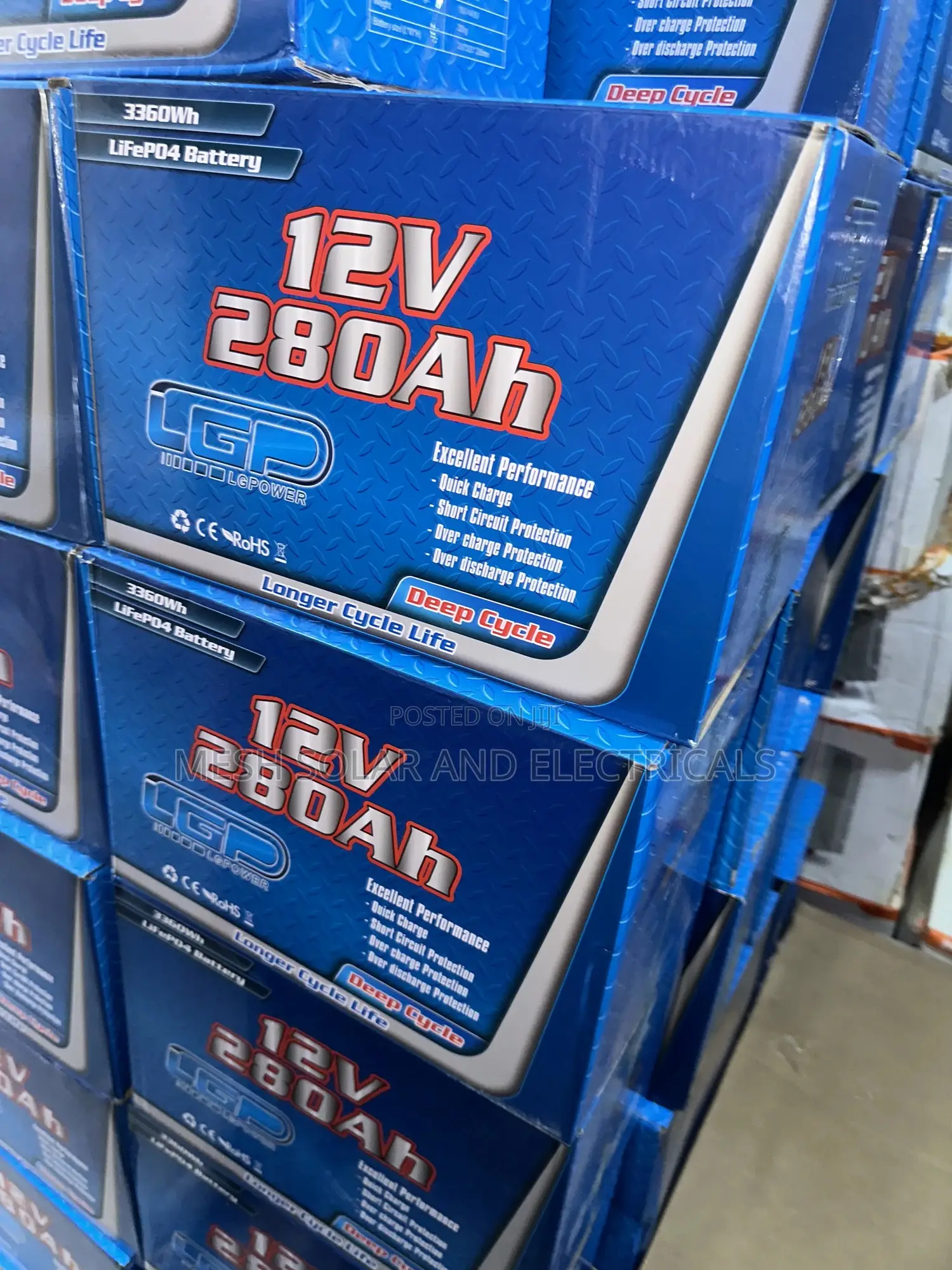12v 280ah Deep Cycle Battery