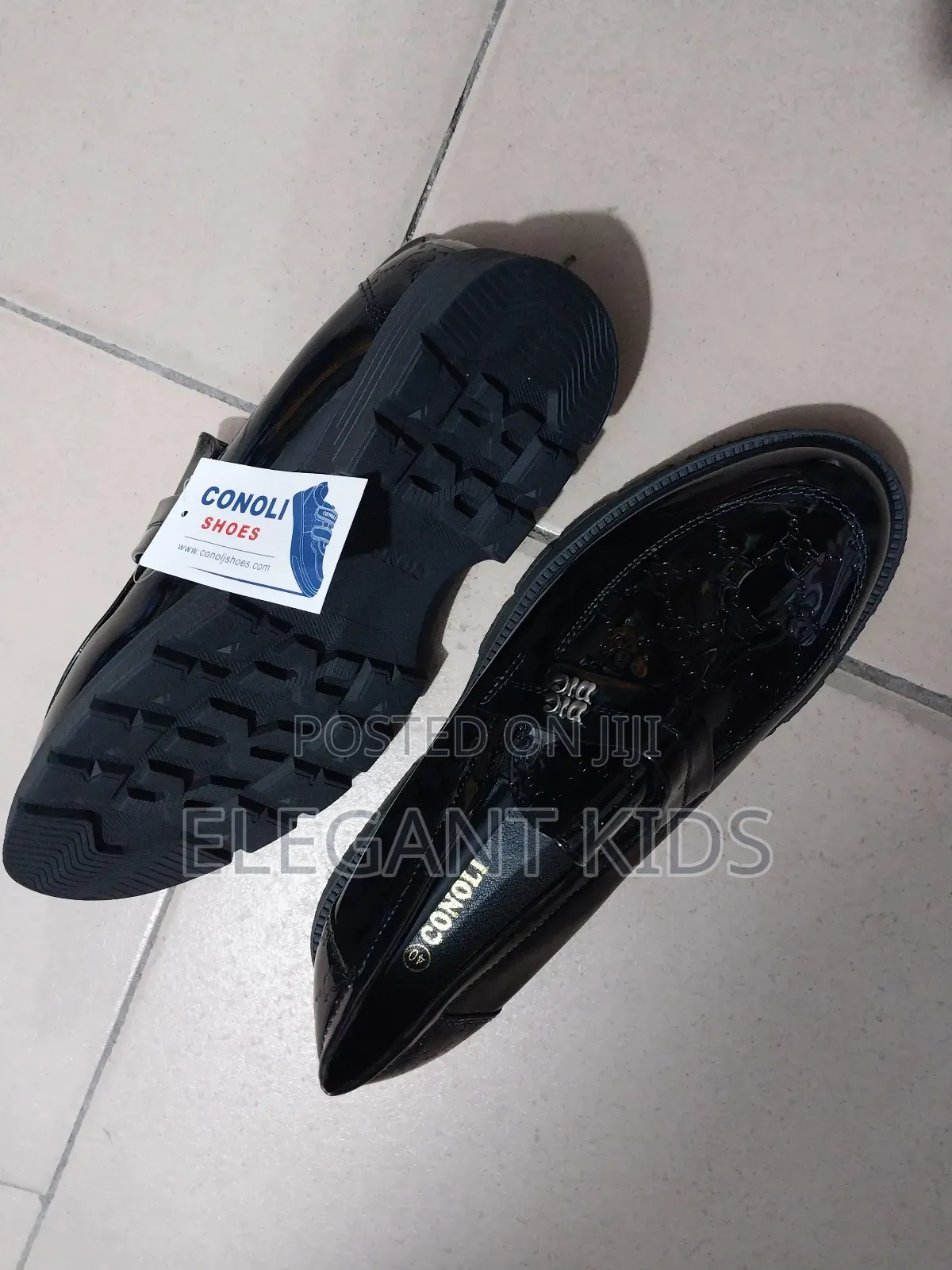 Black Conoli Outing Shoes