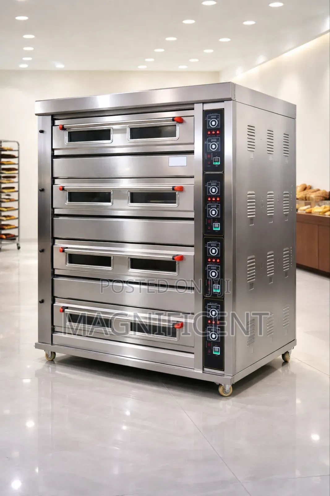 16 Tray Industrial Deck Oven – Heavy Duty Bakery Oven Premium