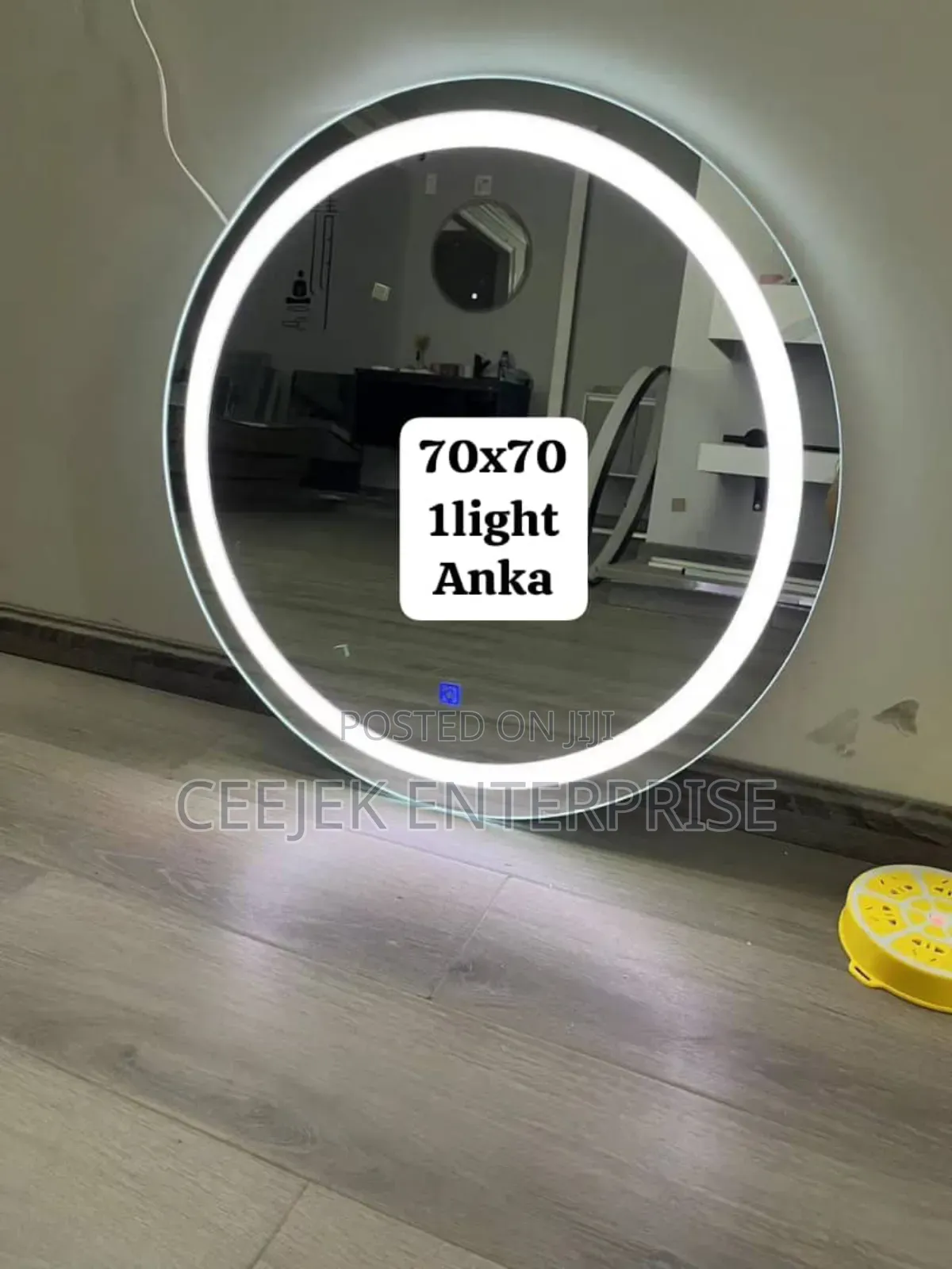 70x70 Led Mirrow With 3 Ligth