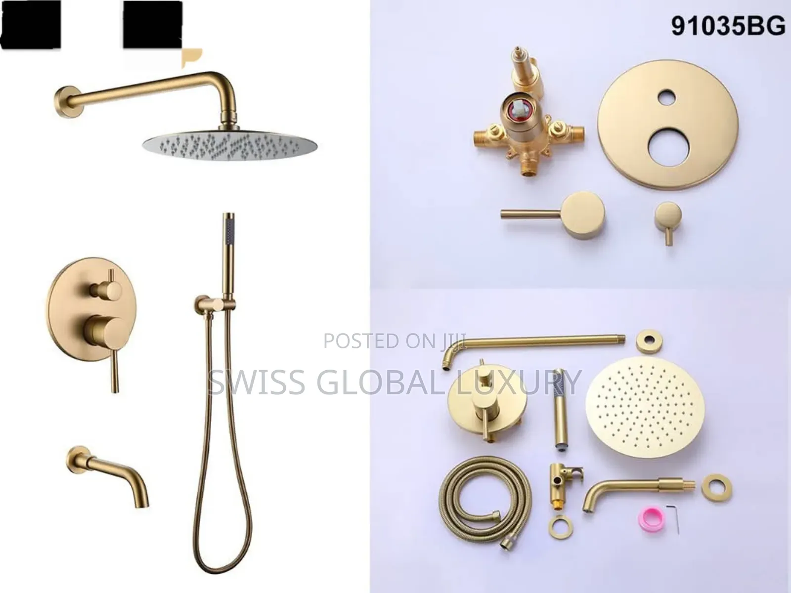 High Quality Standard Conduit 5ways Shower Mixer