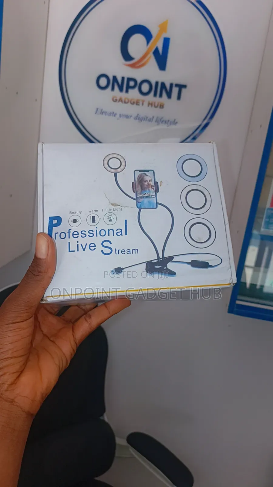 Professional Live Stream Phone Clamp Stand