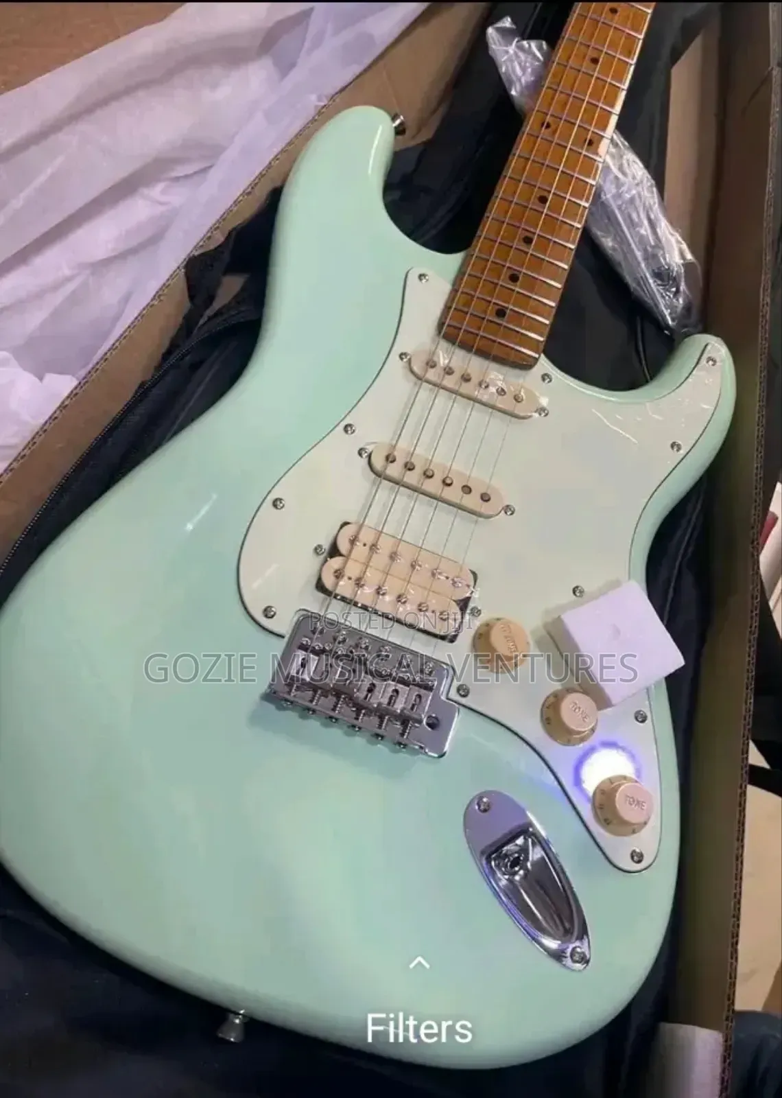 Light Green Seviliana Electric Lead Guitar