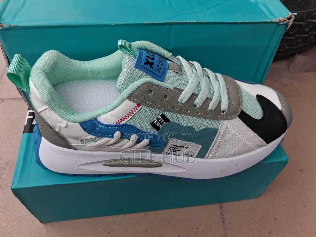 Distressed Pattern Stock Sneakers