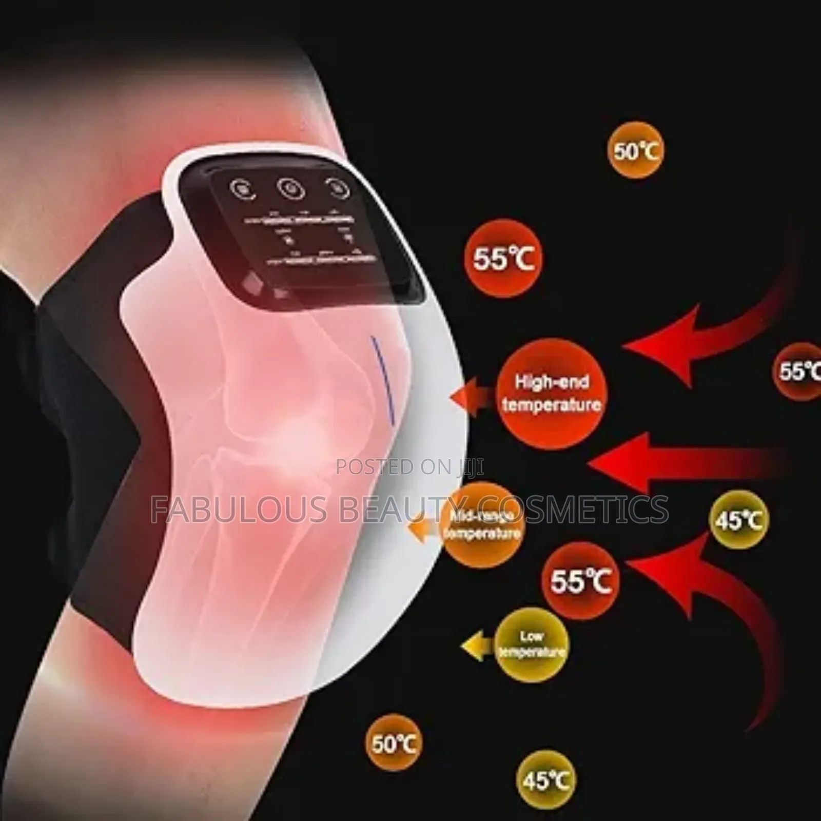 Knee Massager With Heat and Vibrating Rechargeable Cordless Massager