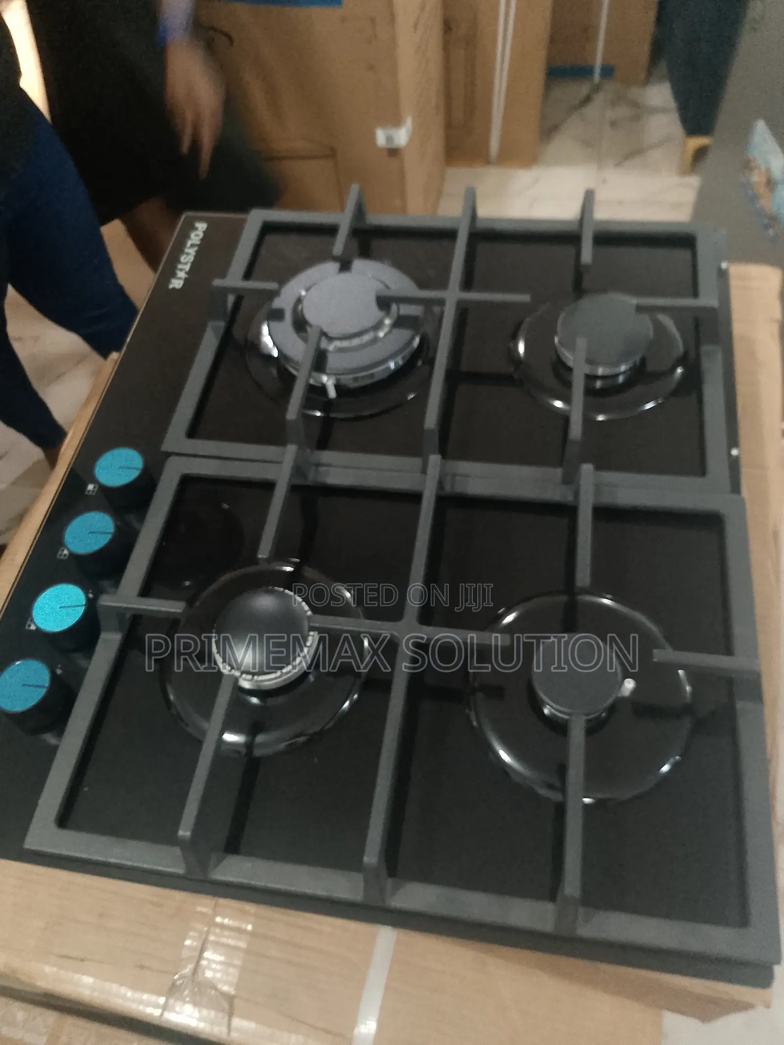 Polystar 4 Burner Built-in Gas Hob With Enamel Drip Tray