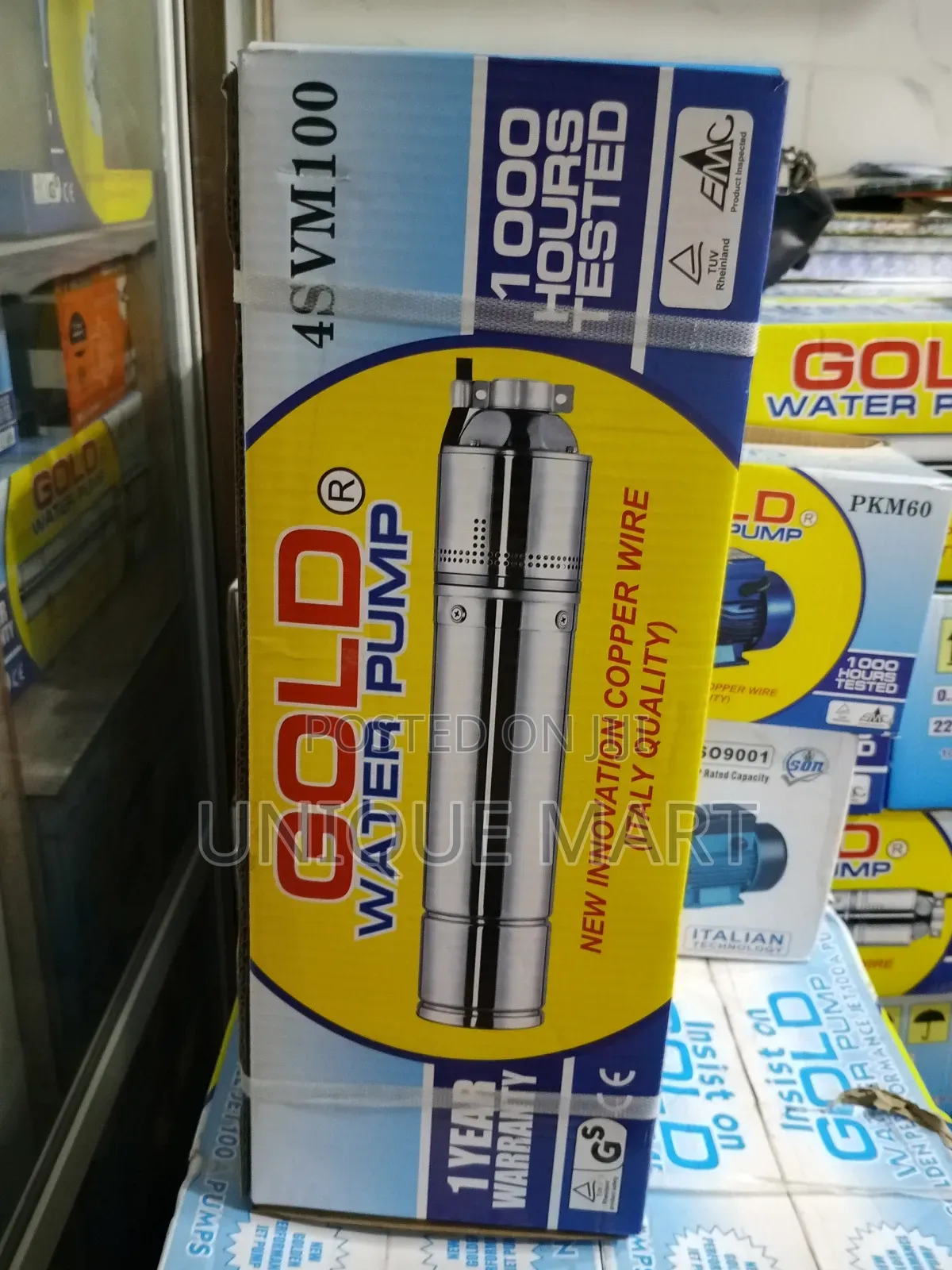 1hp Junior Submersible Pump.100% Copper