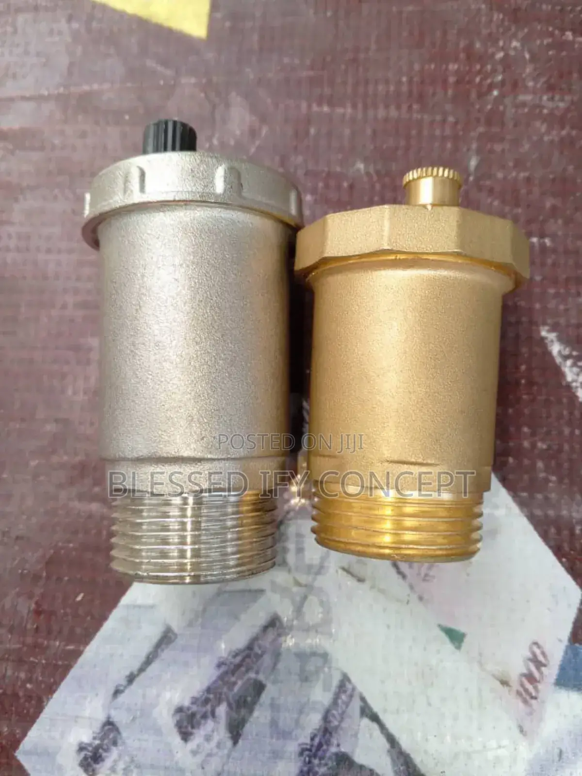 1" Automatic Air Vent, Brass Chrome, Also Available in Other Sizes.