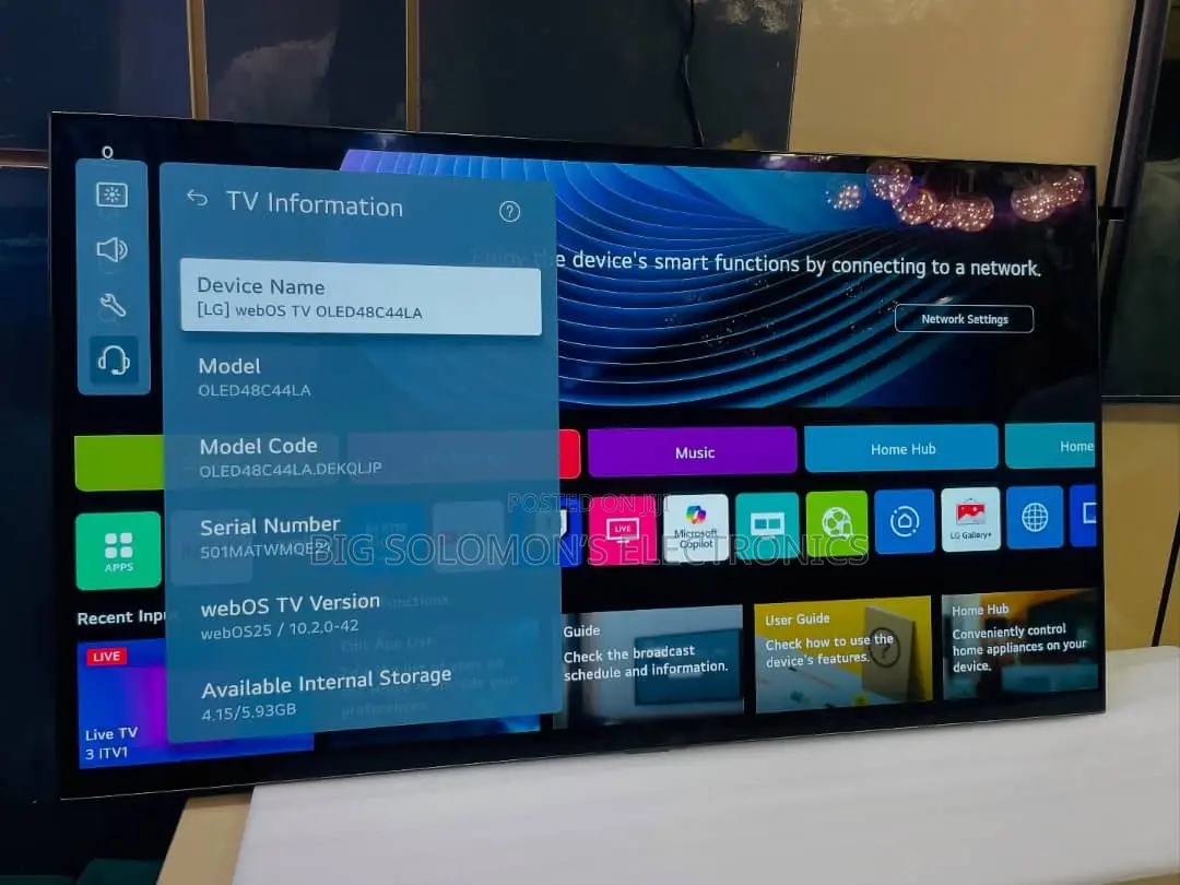 48inch Lg Oled C4 Resolution Smart Tv