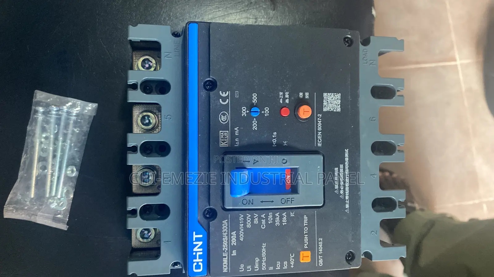 Original  Chint 160a 4pole McCb Breaker (Heavy Duty Protection)