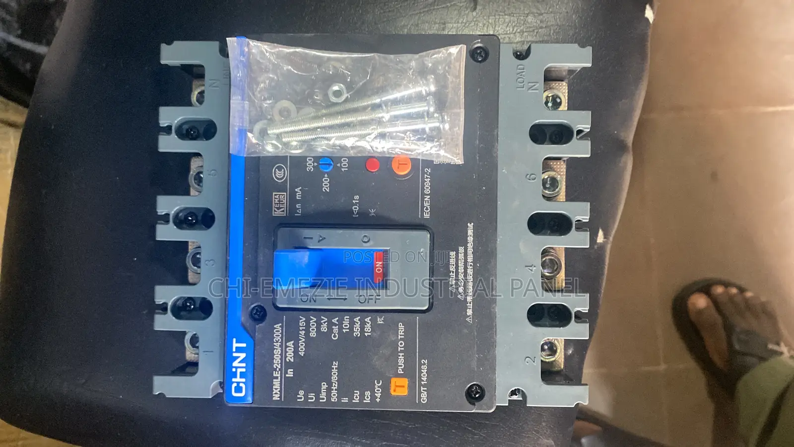 Original  Chint 160a 4pole McCb Breaker (Heavy Duty Protection)