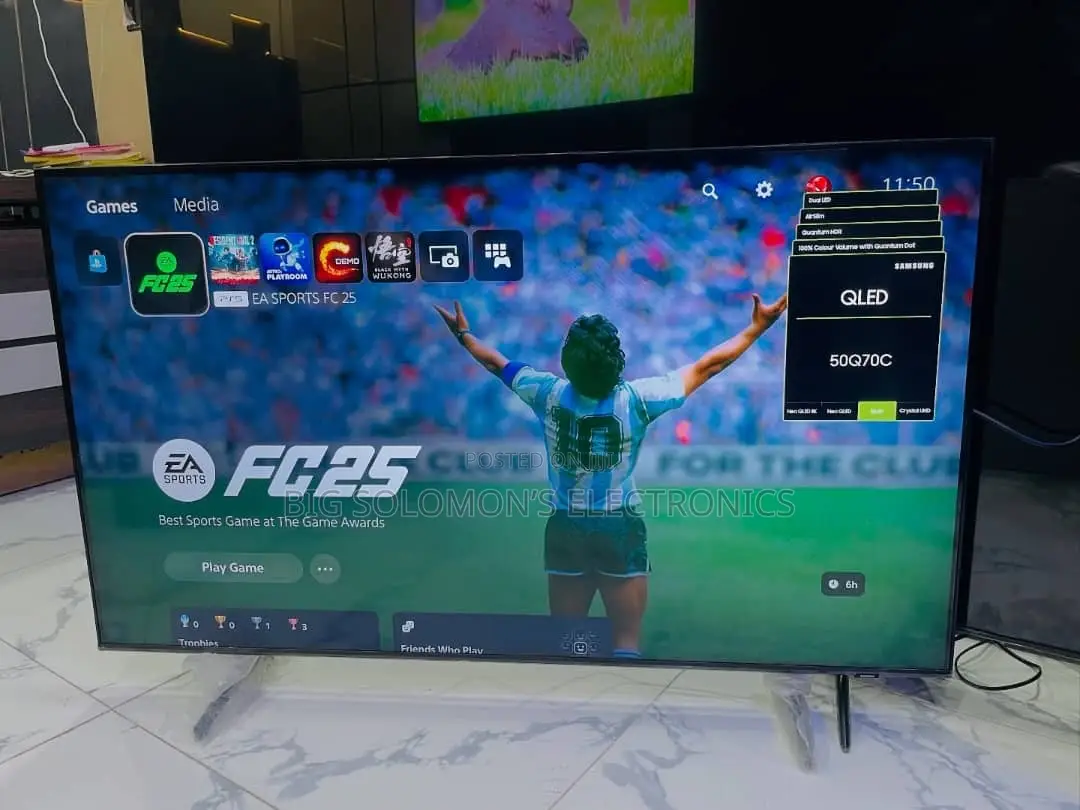 2023/24 Edition 50inch Samsung Qled QHDR Resolution Smart Tv