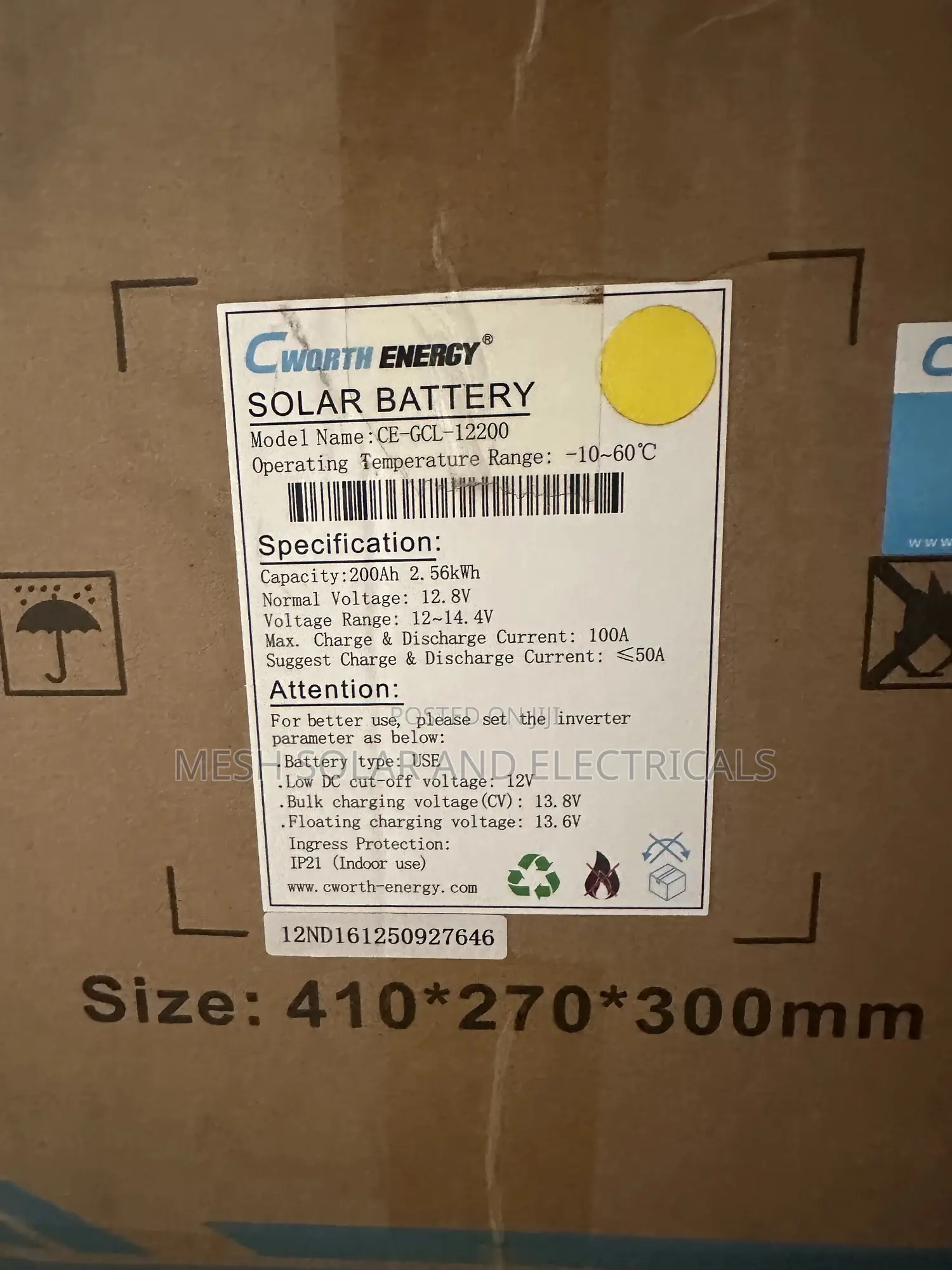 2.5kwh 12v Lithium Battery