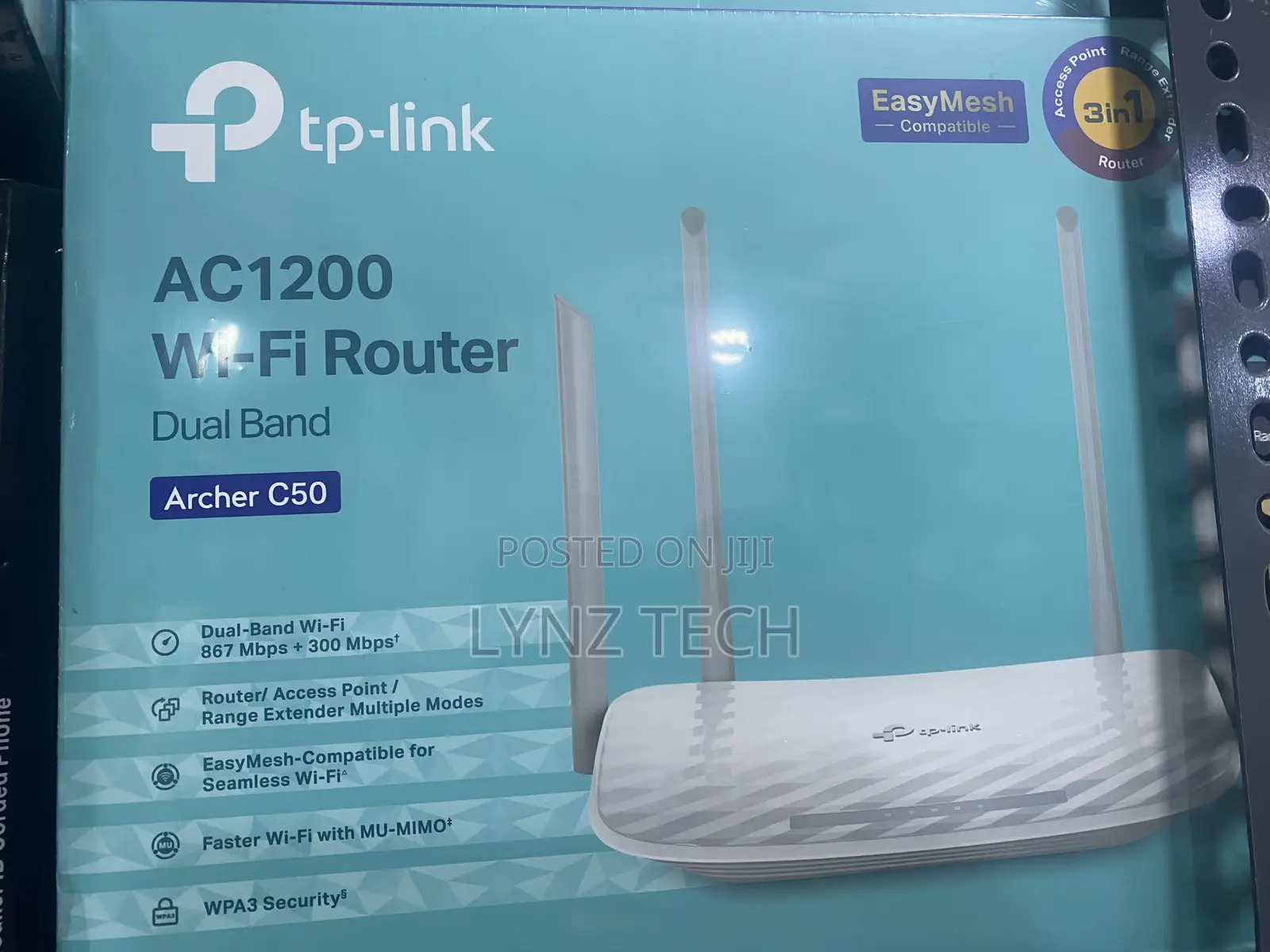 Tp-Link Ac1200 Wi-Fi Router Dual-Band Archer C50