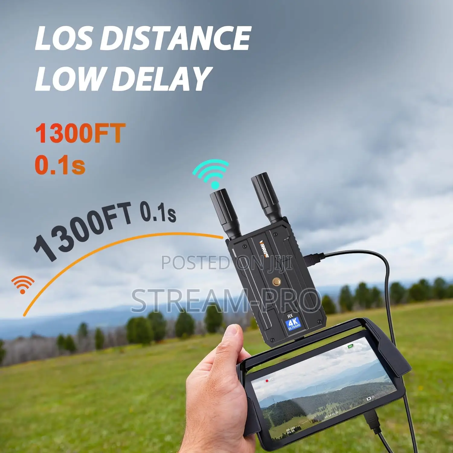 Virris Wireless Hdmi Transmitter and Receiver 400m