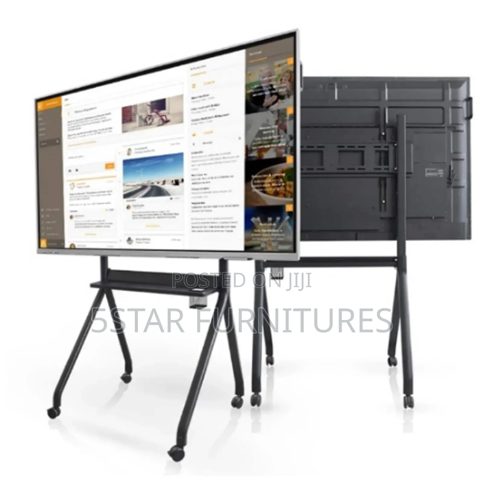 Heavy Duty Trolley Mobile Tv Stand- 55" - 100"