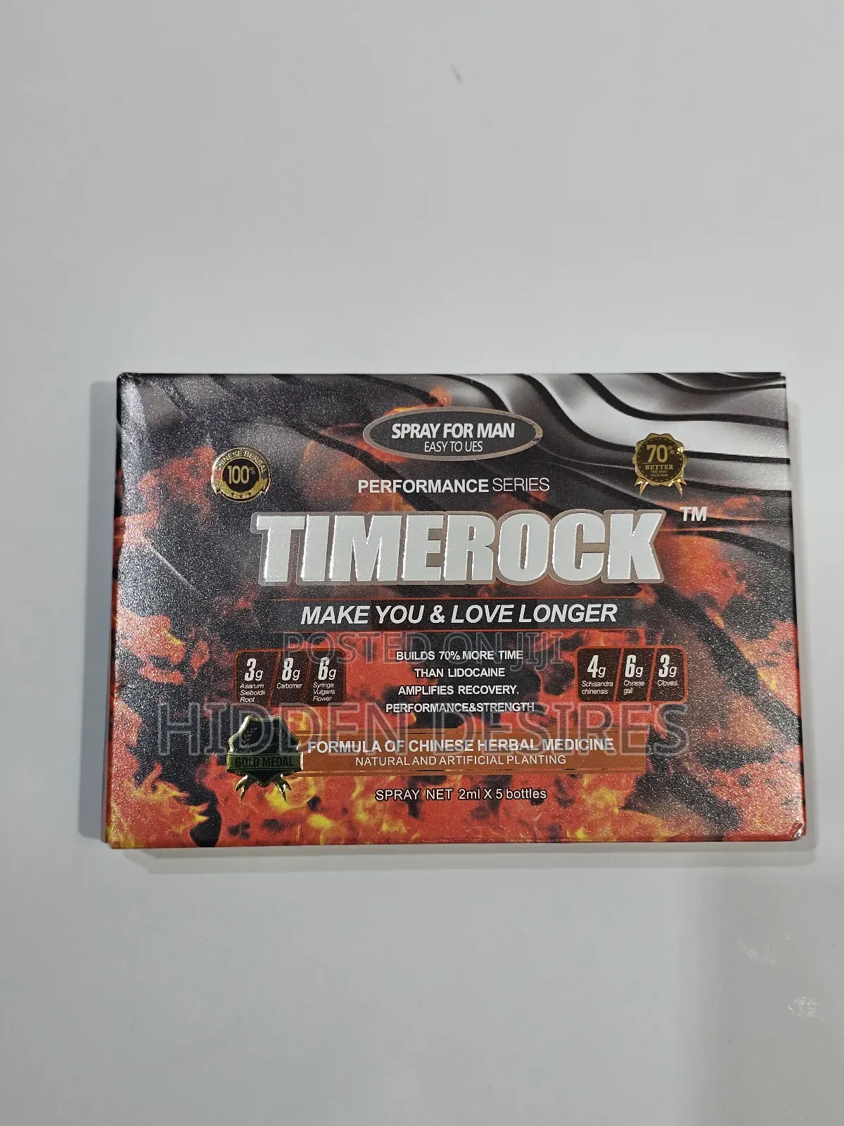 Timerock Performance Spray- Chinese Herbal Medicine