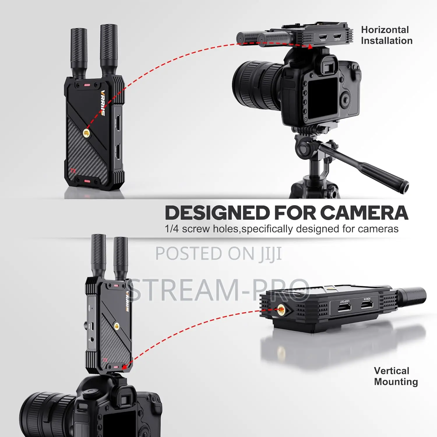 Virris Fh Wireless Hdmi Transmitter and Receiver 300m