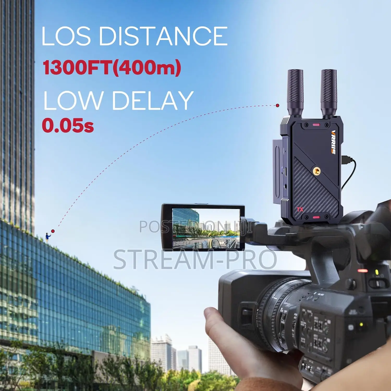 Virris Fh Wireless Hdmi Transmitter and Receiver 300m