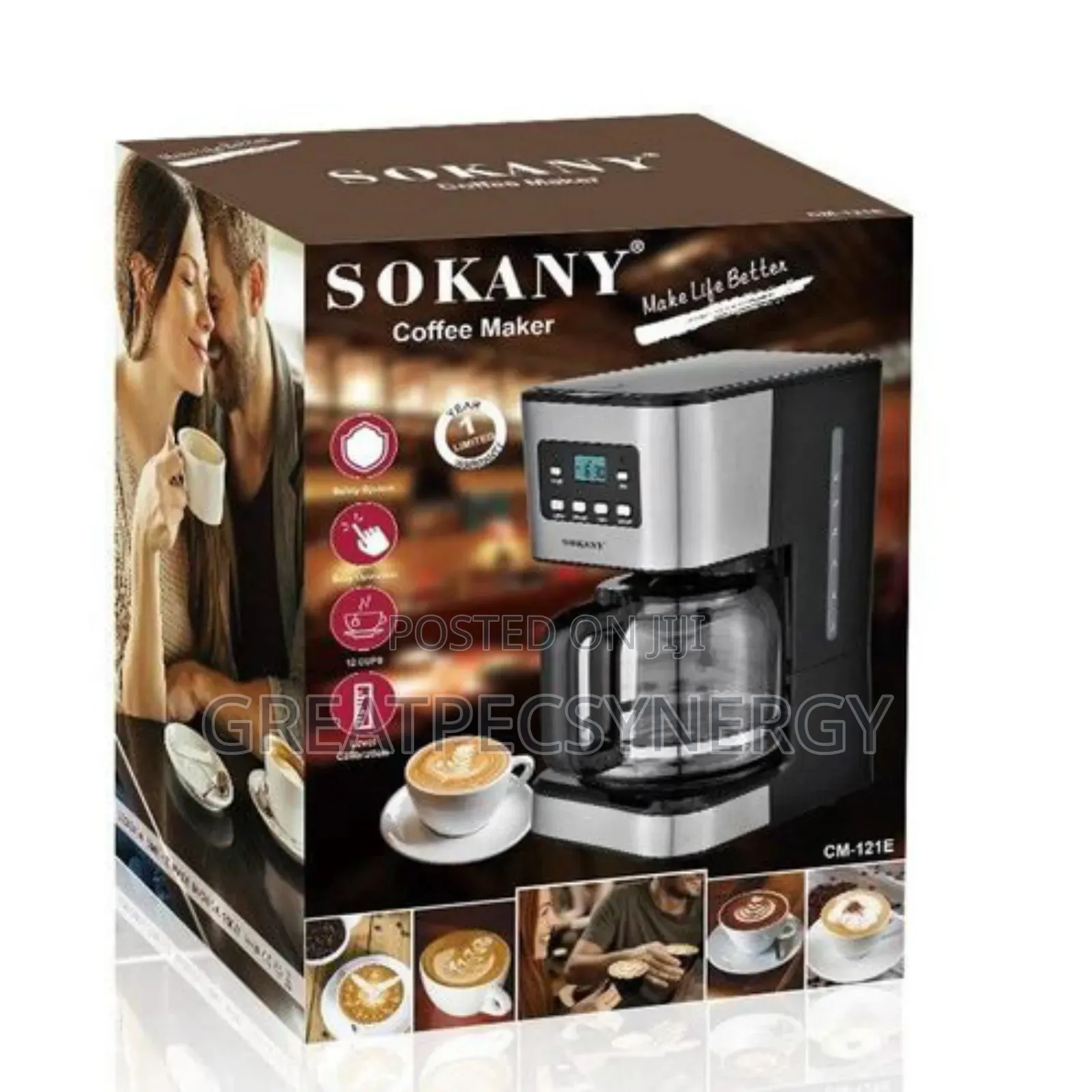 Sokany New Electric Digital Coffee Maker