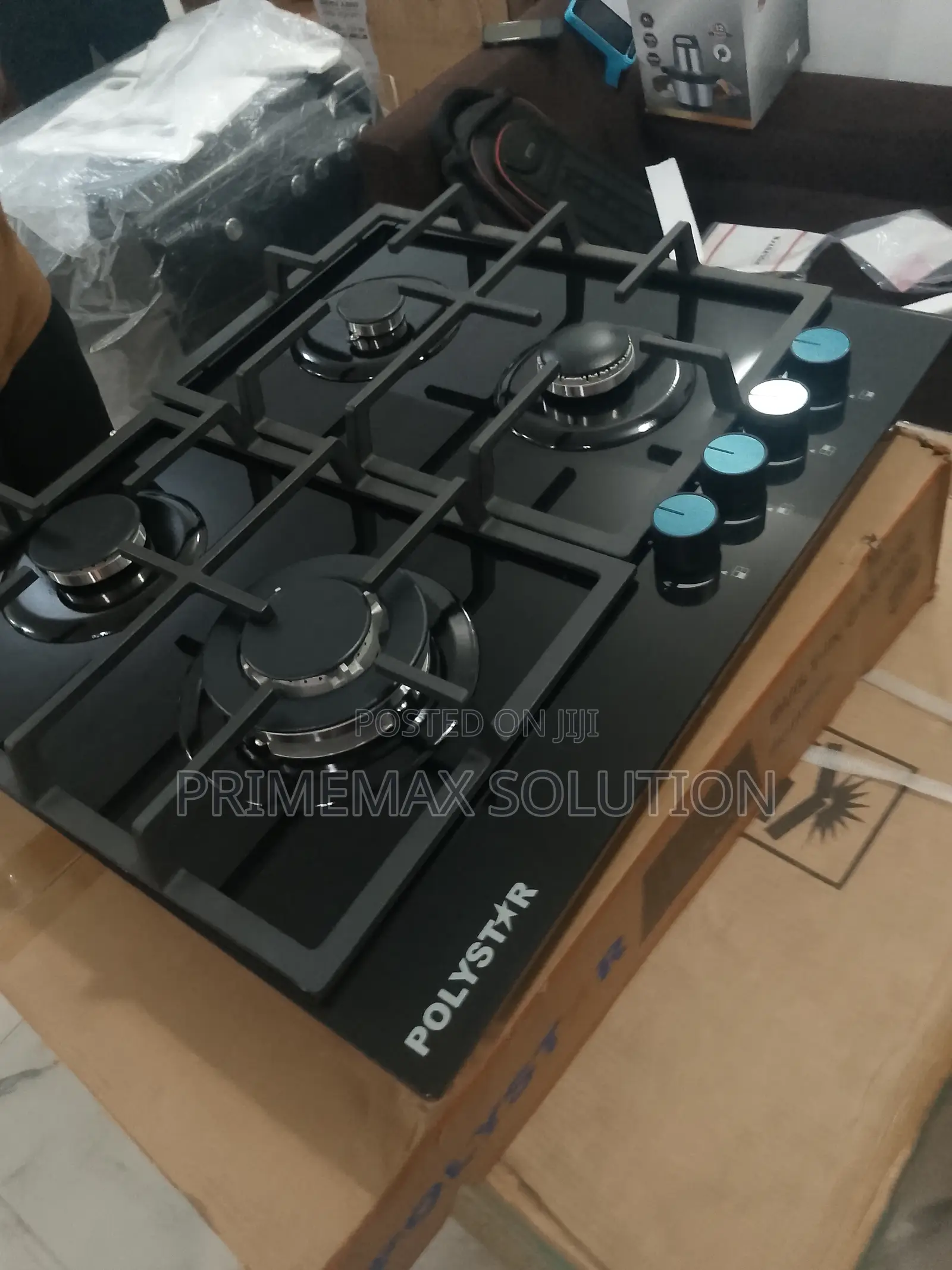 Premium Built-in Polystar 4 Burner Gas Cooker – Auto Start
