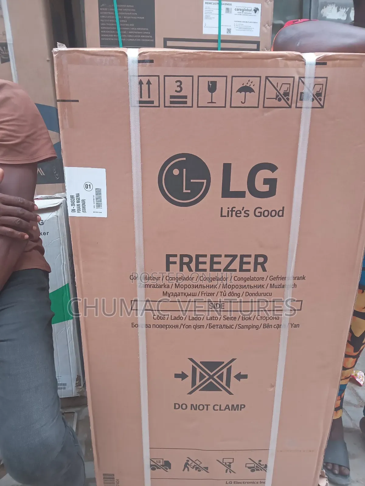 Lg Up Right Frezzer
