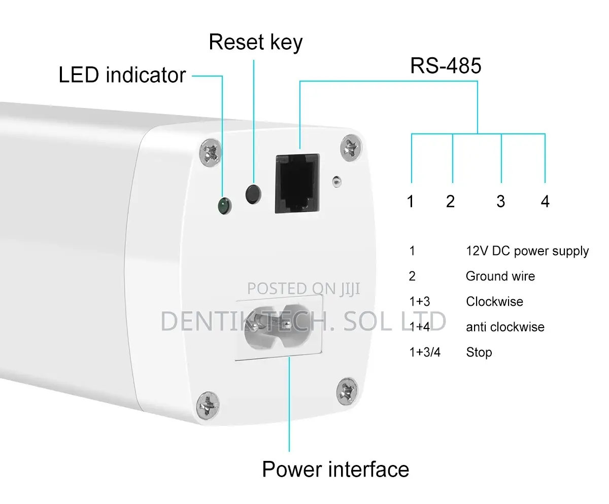 2.0 Nm Smart Tuya/Wifi Electric Smart Curtain Motor WTH Remote Control