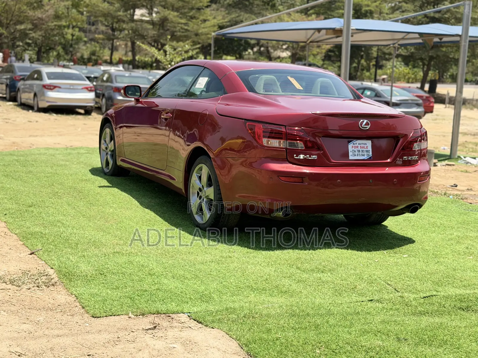 Lexus IS 250 C 2011 Red