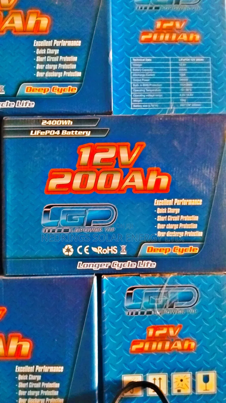 200ah 12v LGP Power Lithium Battery