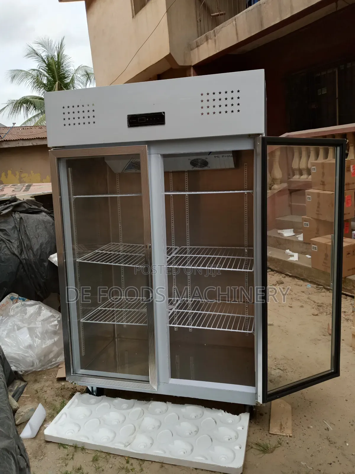 Industrial 2 Door Display Freezer