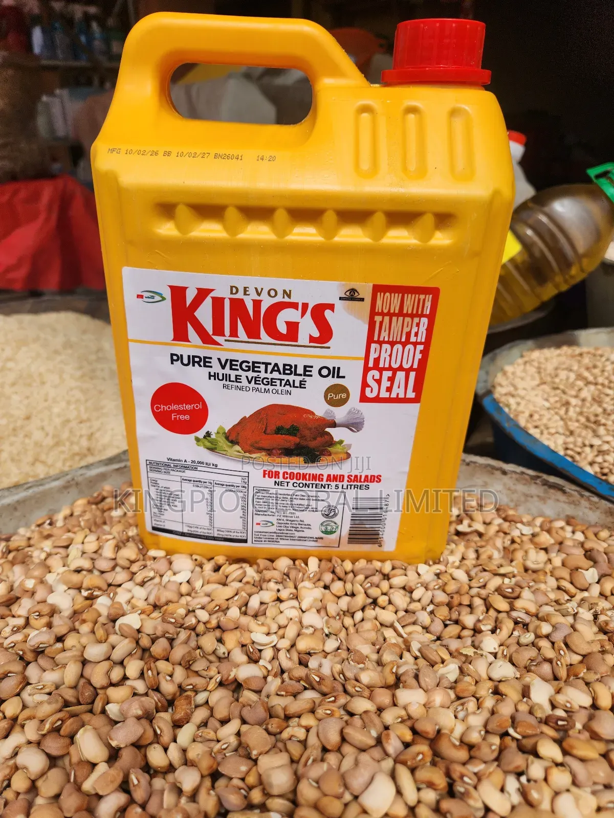 Devon Kings 5l Vegetable Oil, Cholesterol Free