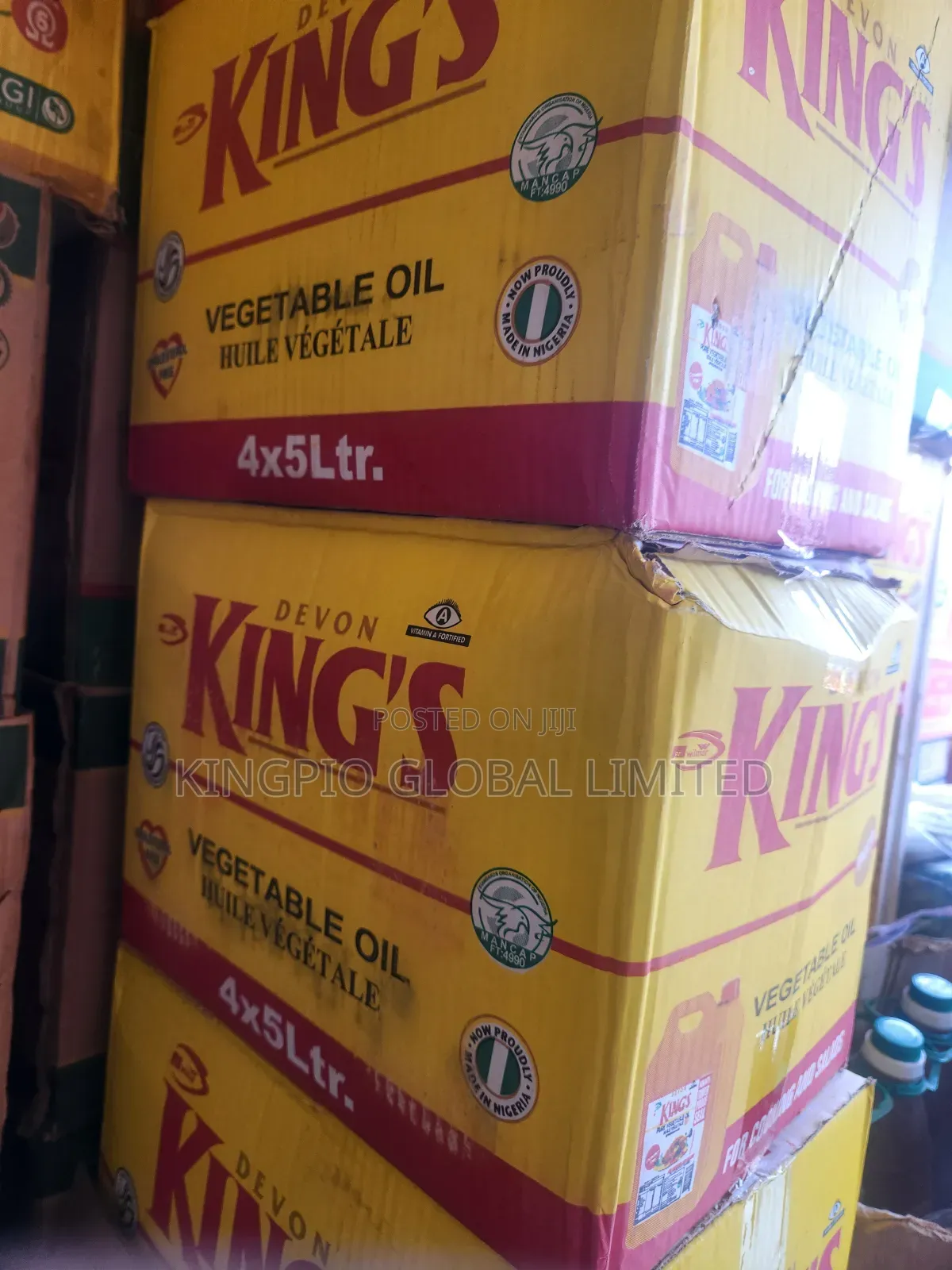 Devon Kings 5l Vegetable Oil, Cholesterol Free