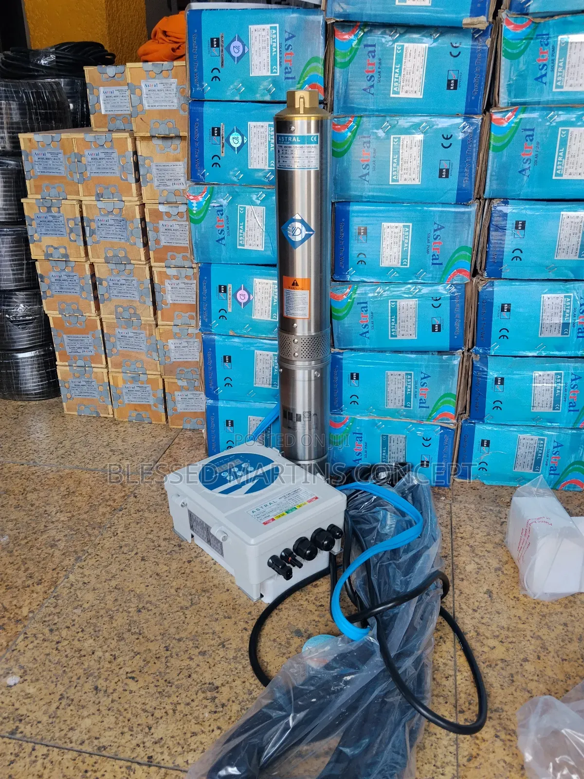 1.5hp Astral Ac/Dc Solar Submersible Pump.100% Copper Coil