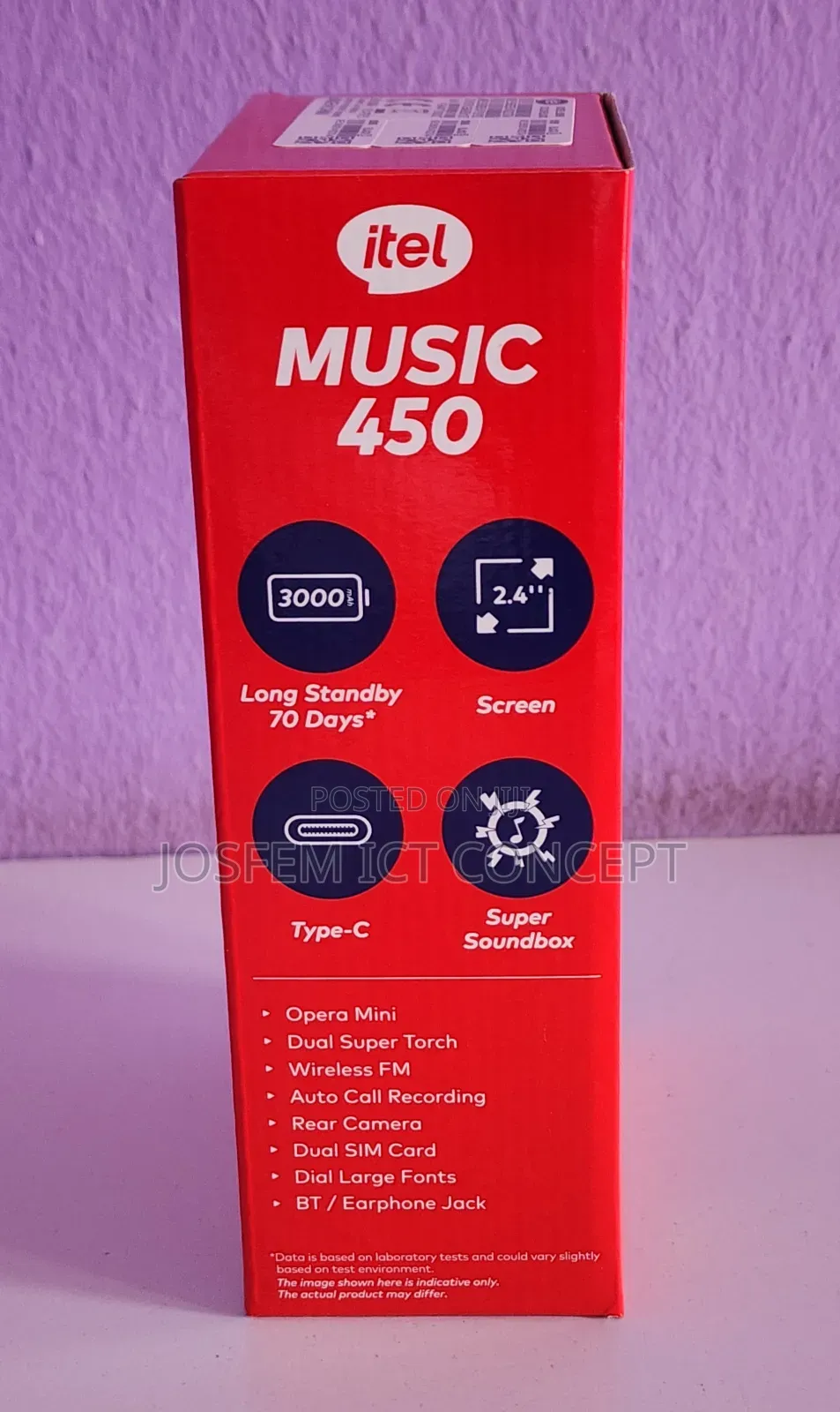 New Itel Music 500 Black