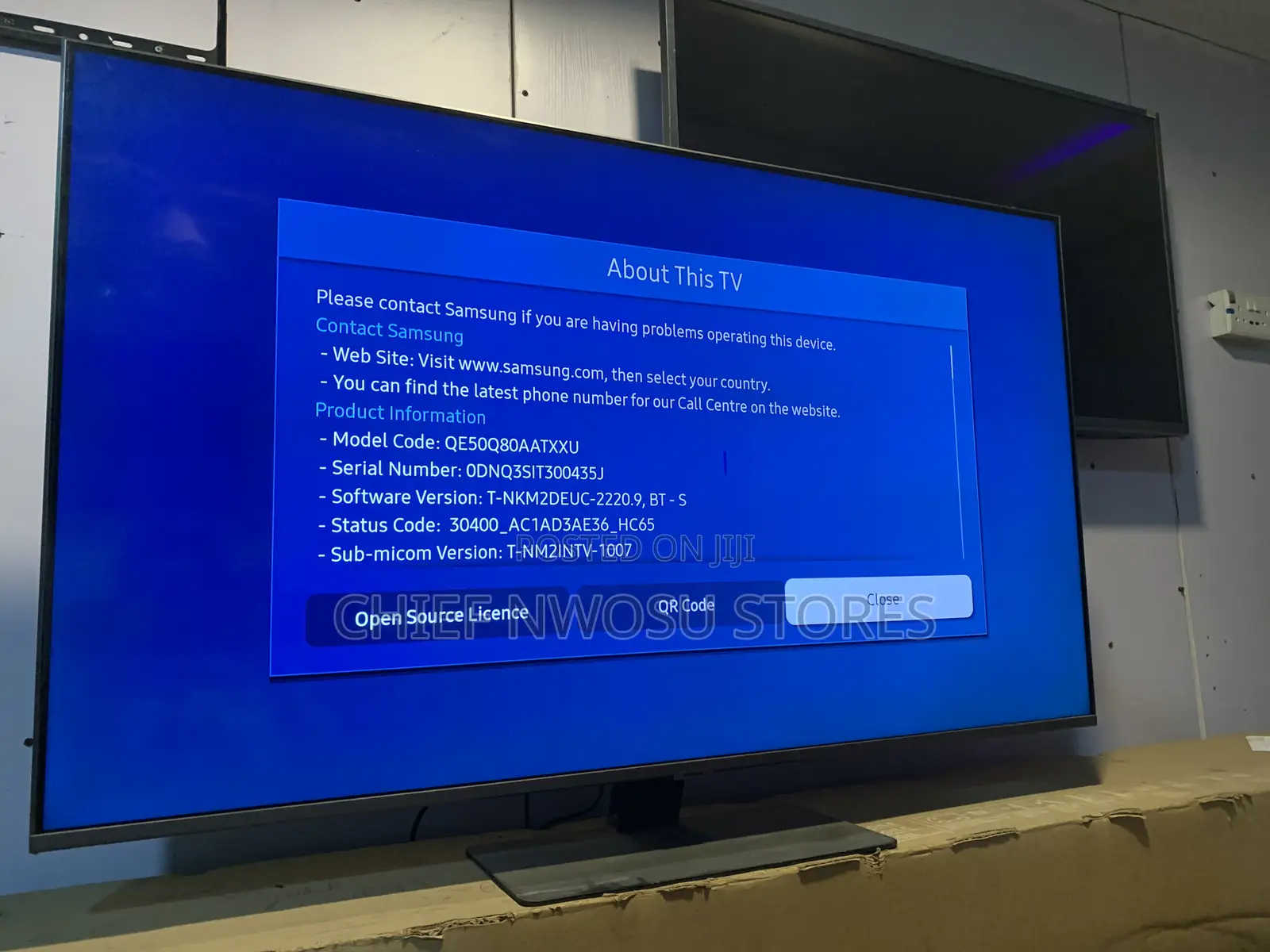 50” Samsung Qled Smart Tv 2021 Edition