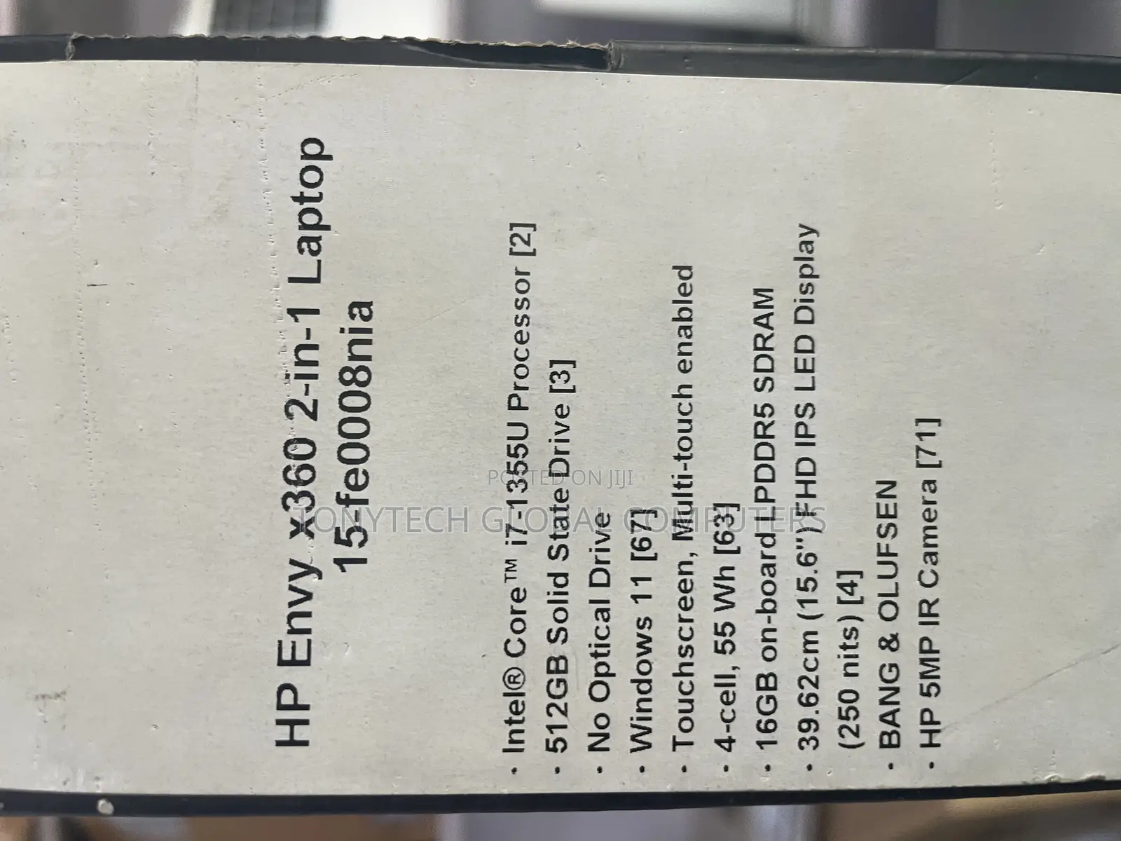 New Laptop HP 15-fd1020ns 16GB Intel Core i7 SSD 512GB