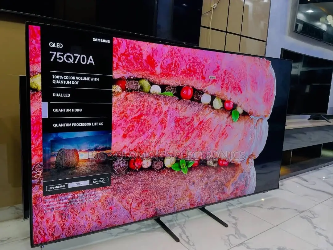 75inch Samsung Qled QHDR Smart Tv 2021/22 Production