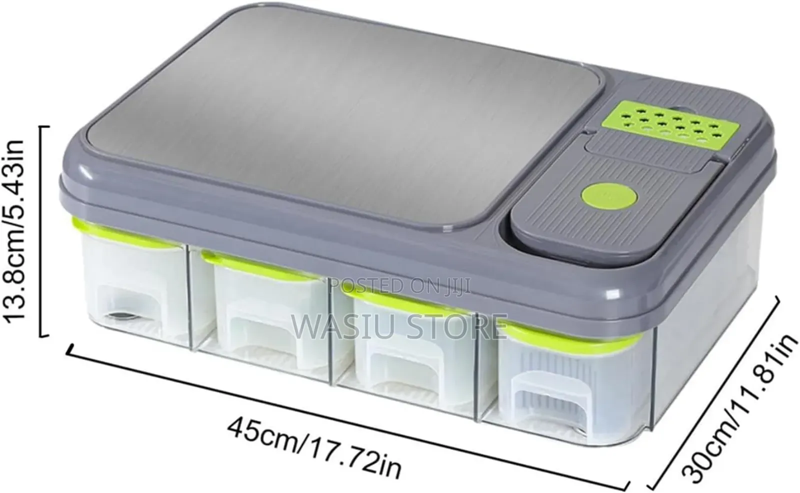 All-in-1 Veggie Cutter With Cutting Board, Vegetable and Onion Chopper