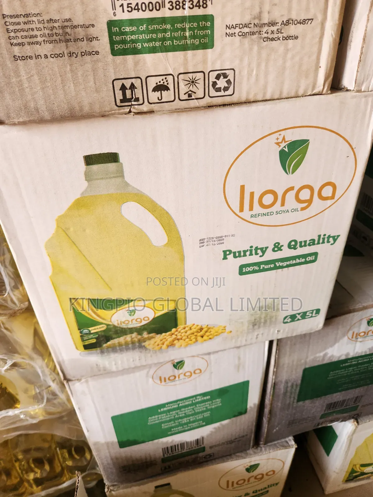5l Liorga Soya Oil