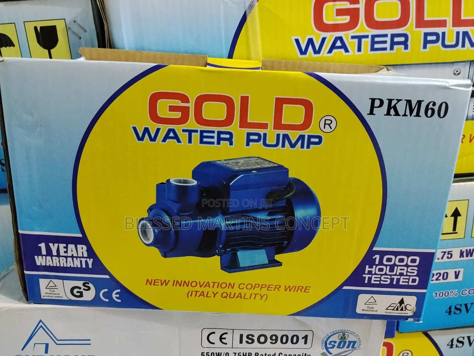 0.5hp Surface Pumping Machine. Brand: Gold. 100% Copper Coil