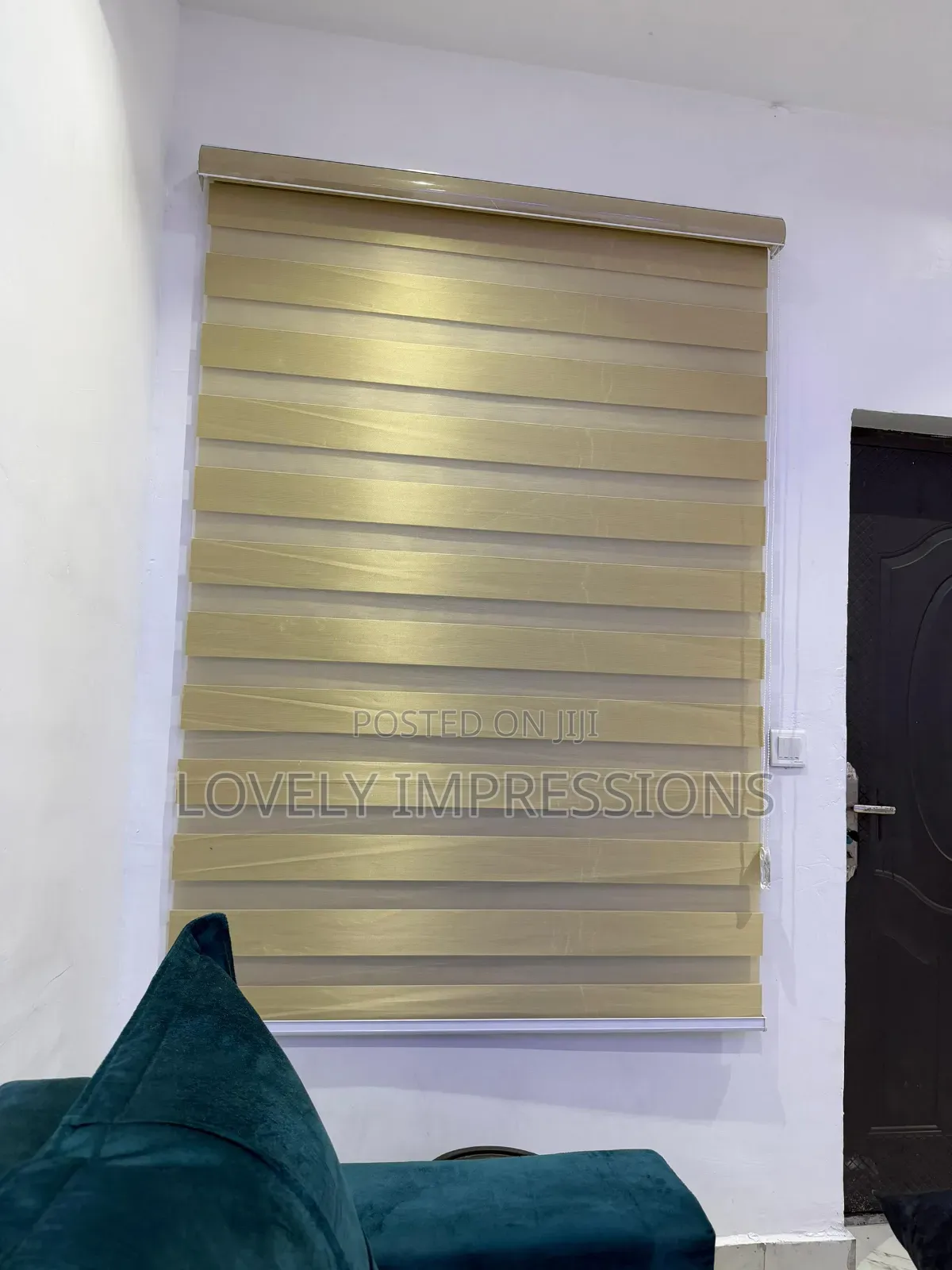 Golden Beige Day and Night Window Blinds