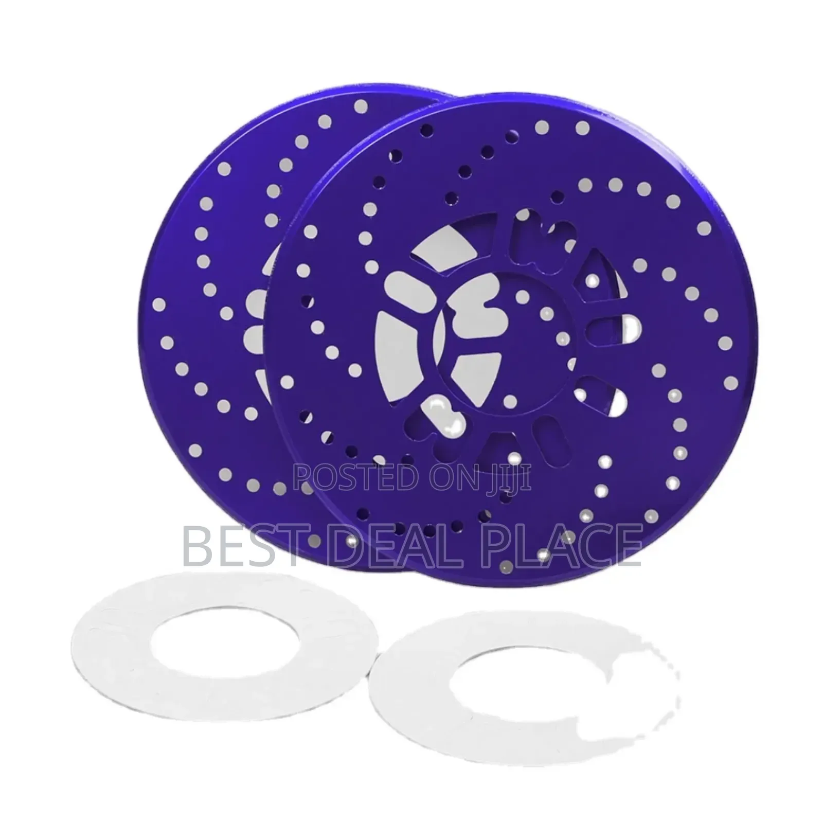 Sport Brake Disc Cover – Stylish Car Wheel Upgrade 2pcs Set Blue