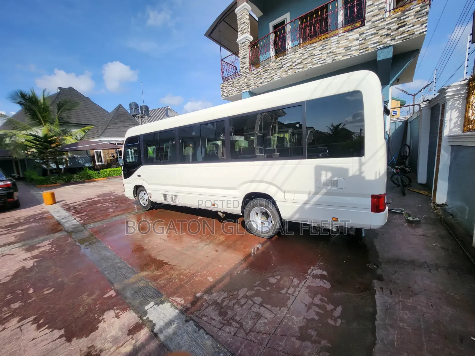 2025 Bulletproof Toyota Coaster Bus for Rent