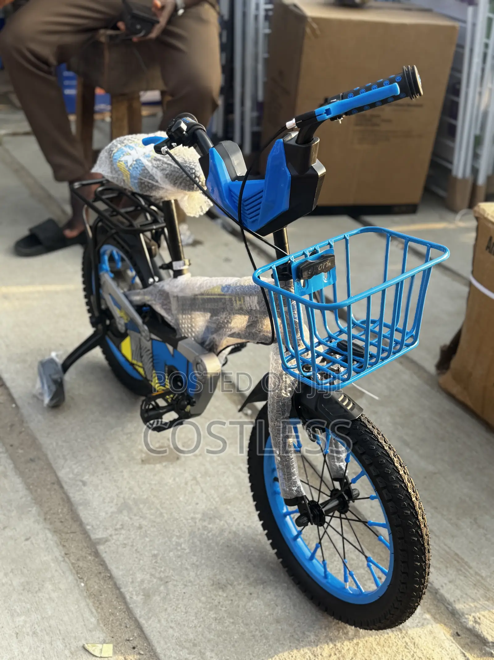 16-Inch Children's Bicycle, Suitable for Kids Aged 5 to 9 Years