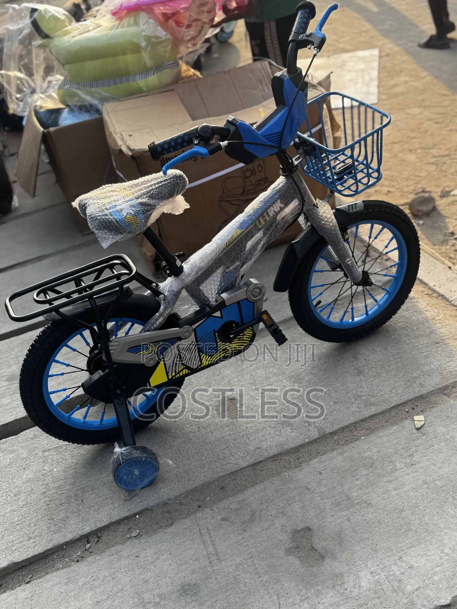 16-Inch Children's Bicycle, Suitable for Kids Aged 5 to 9 Years