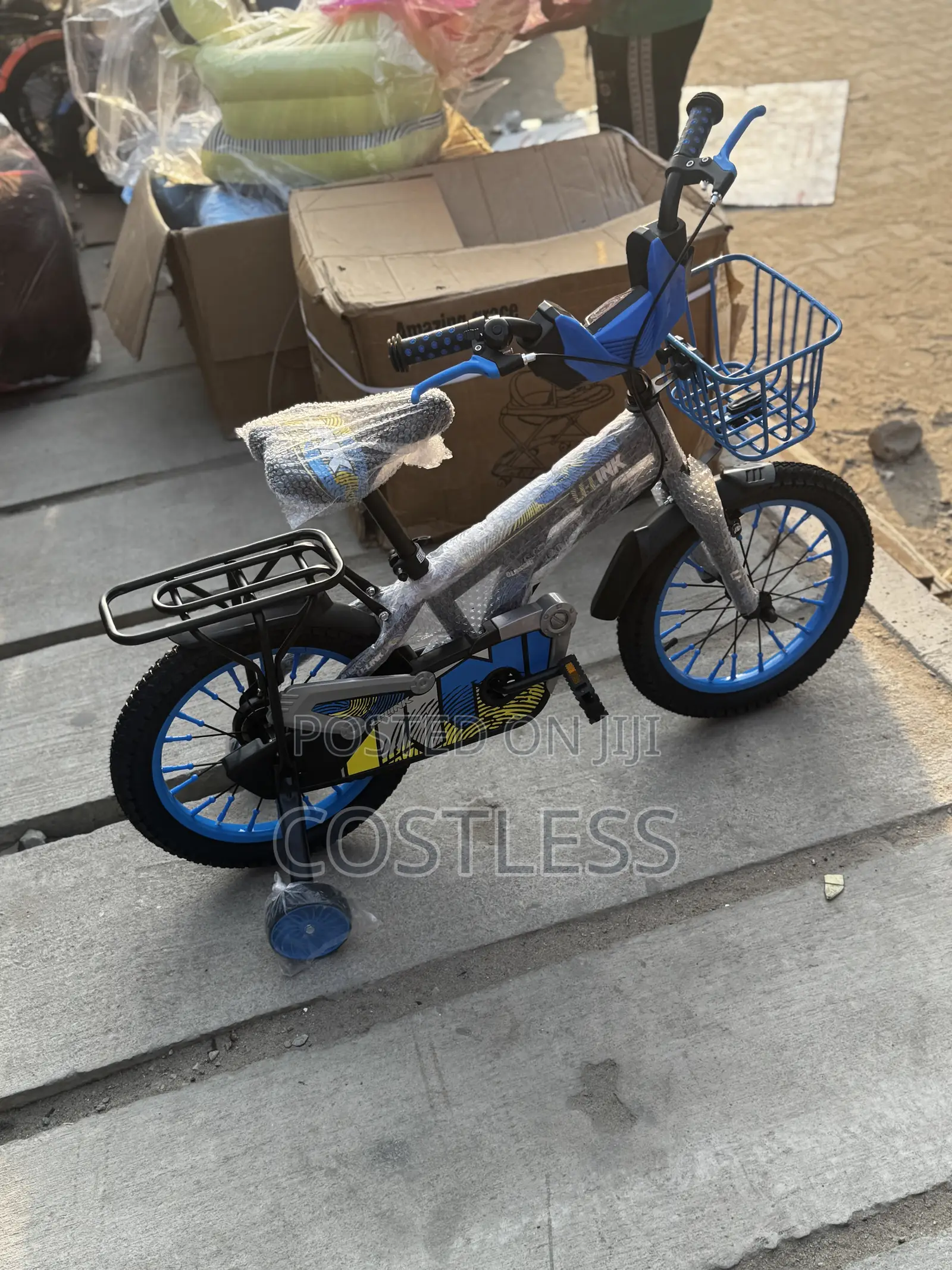 16-Inch Children's Bicycle, Suitable for Kids Aged 5 to 9 Years