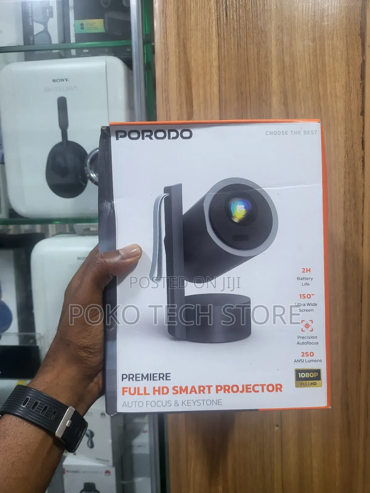 Porodo Premiere Full Hd Android Smart Projector