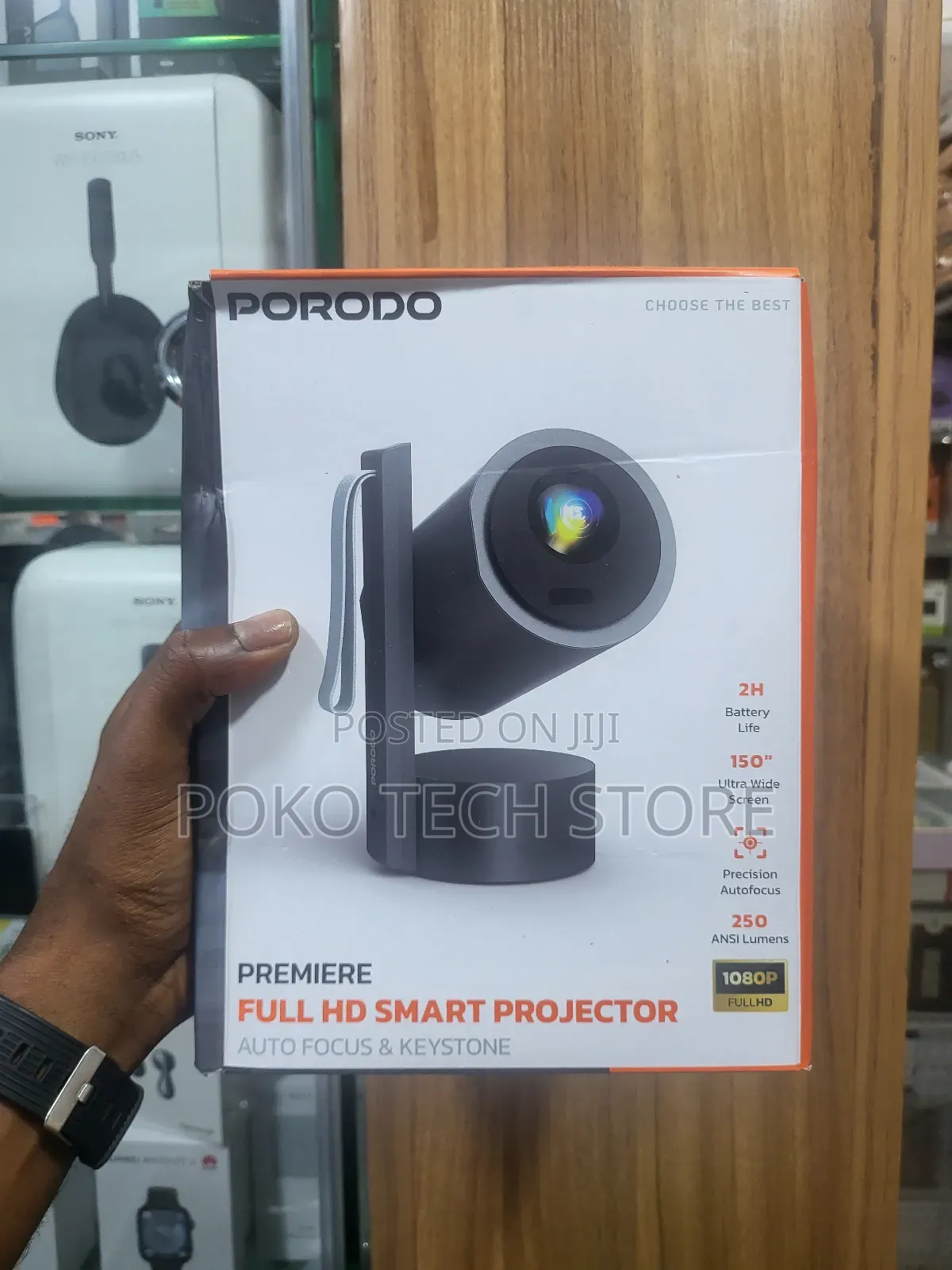 Porodo Premiere Full Hd Android Smart Projector