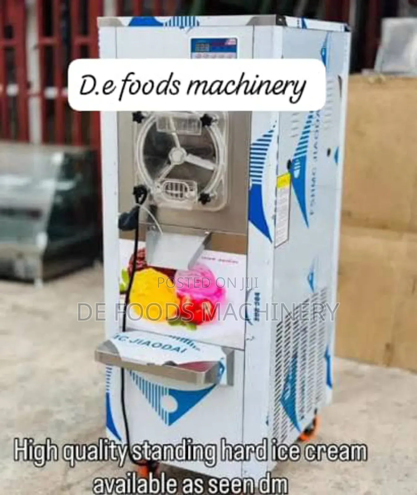 Standing Hard Ice Cream Machine